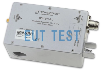 BBV 9718 C Schwarzbeck 18 GHz Microwave Broadband Preamplifier