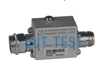 BBV 9743 B Schwarzbeck 6GHz Wideband Pre-Low Noise Amplifier