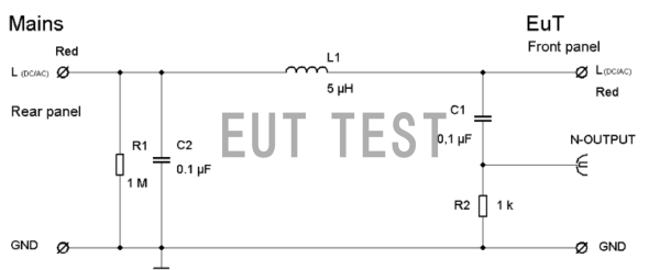 Circuit Impedance Schematic for NNHV 8123-800
