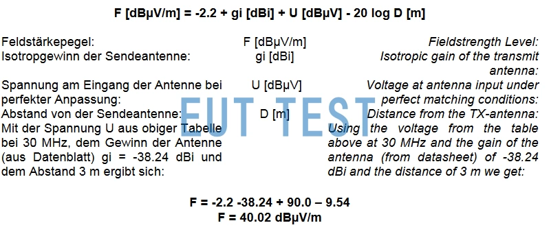 SG 9301 自由空间衰减计算方法