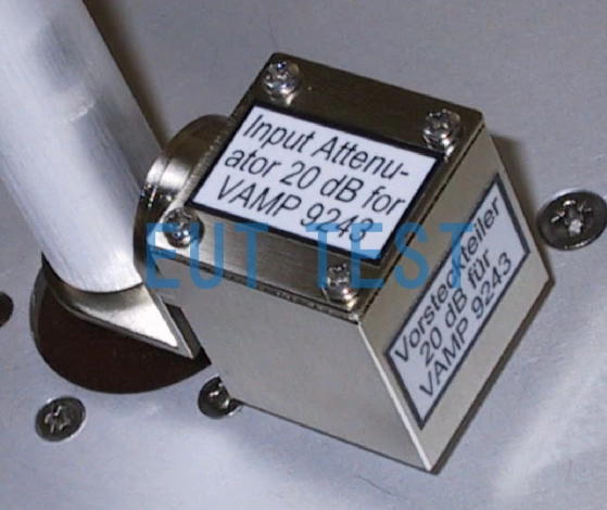 Plug-In Attenuator Option for VAMP 9243: 20dB Input Attenuator