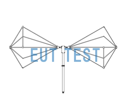 BBA 9106 + VHA 9103B Schwarzbeck 300MHz Biconical Receiver Antenna