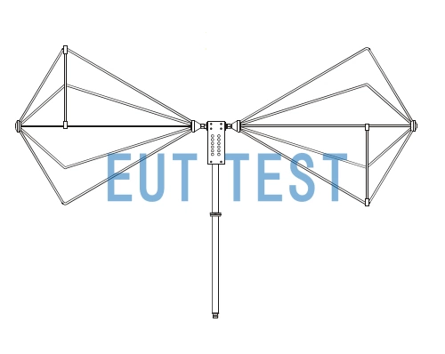 BBA 9106 + VHBC 9133 Schwarzbeck 1kW Biconical Antenna