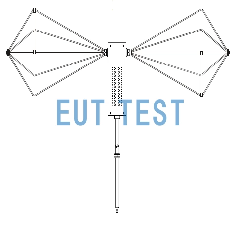 BBA 9106 + VHBD 9134 Schwarzbeck 2500W Biconical Antenna