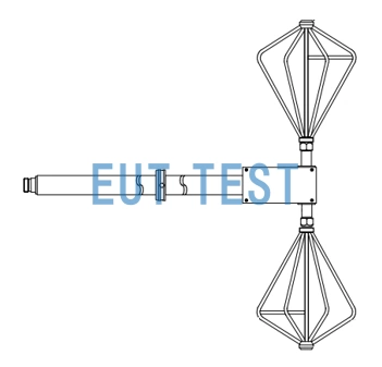BBAL 9136 + VHBD 9134 Schwarzbeck 2500W Biconical Antenna