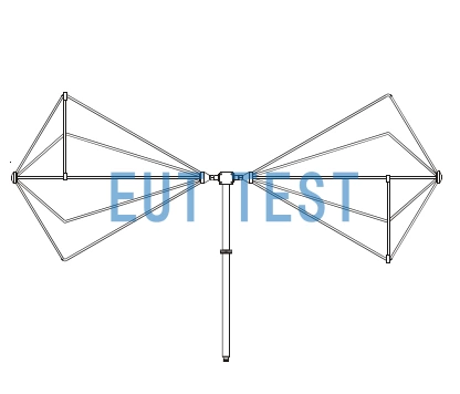 BBVK 9138 + HFBA 9122 Schwarzbeck 320MHz Biconical Antenna