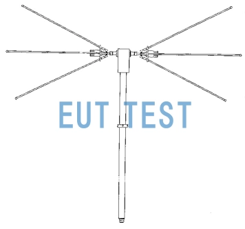 FBAL 9178 + VHBB 9124 Schwarzbeck 230MHz Open Biconical Antenna