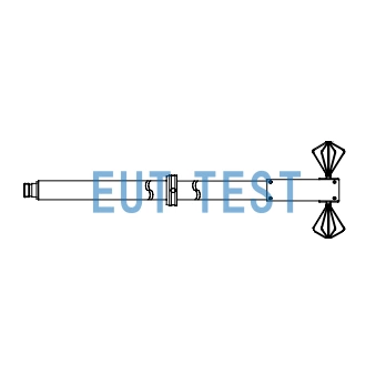 SBA 9113B Scchwarzbeck Biconical Antenna for Testing Harmonics