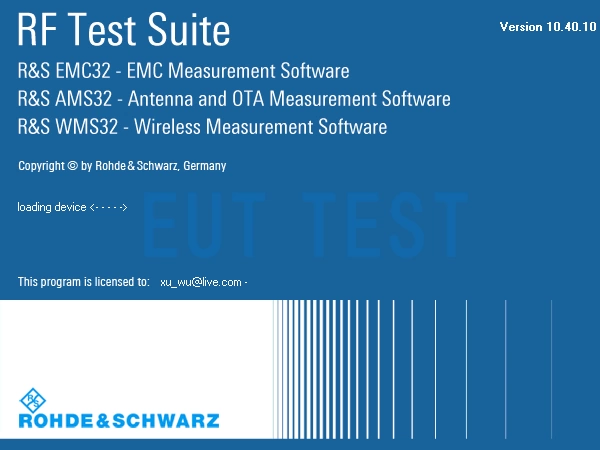 R&S EMC32 EMC-EMI-EMS Test Software