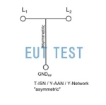 T-type linear impedance stabilization network