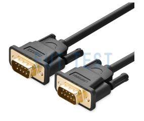 RS232 serial communication how to use DB9 connector