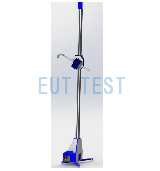 EMC antenna changing height and tilt angle on an EMC antenna tower