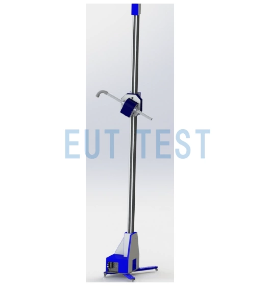 EMC antenna changing height and tilt angle on an EMC antenna tower