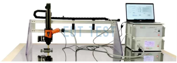 ES614-L01 can control the vertical movement and approach speed of the electrostatic discharge generator.