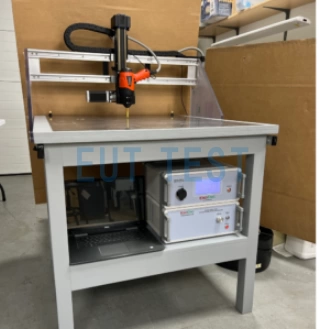 The ES614-L11 controls the vertical movement of the ESD generator.