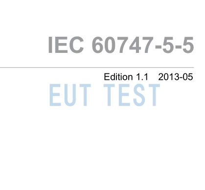 IEC 60747-5-5 Safety certification test items for optocouplers