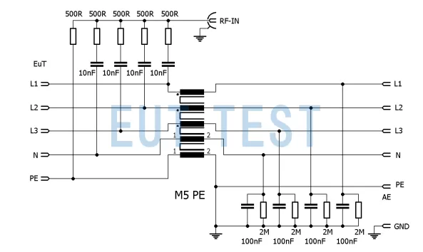 Hardware Circuit Diagram for CDN M5PE 250A 1000V