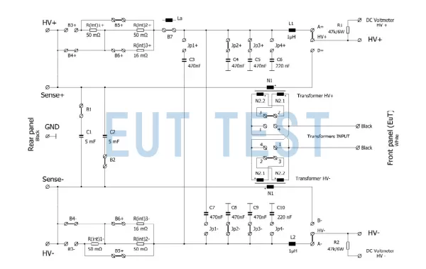 BNB 8652 B Switchable Circuit Schematic for Different Rints