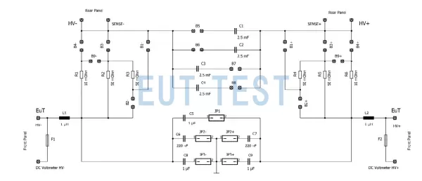 BNB 8654C Configuration of Series Resistors and Inductors Away from the Diagram