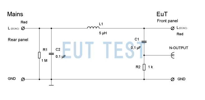 Circuit Schematic for NNHV 8123-1600