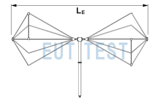 VHA 9103 B can be fitted with different biconical antenna elements