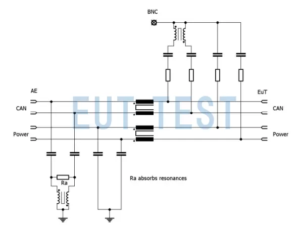 Circuit schematic of CDN CAN-4