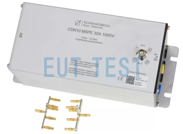 CDN10 M5PE 32A 1000V Schwarzbeck 3-phase 5-wire artificial power network