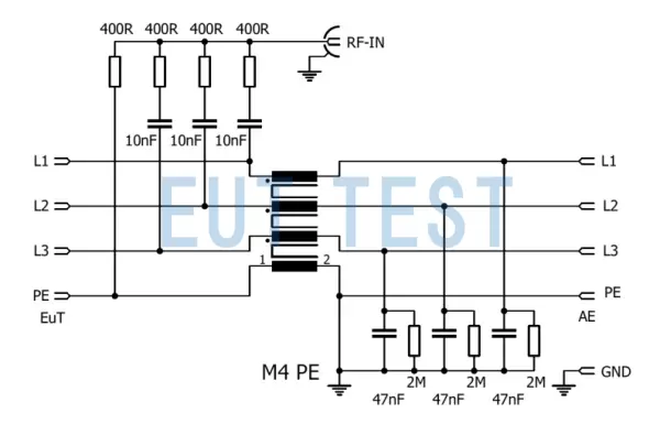 CDN M4PE 63A 1000V Circuit Design Schematic Diagram