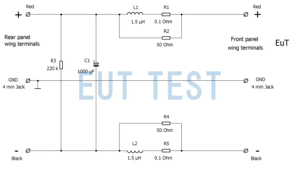 ECSS LISN 1 Design Schematic