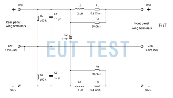 Schwarzbeck ECSS LISN 2 阻抗设计电路图