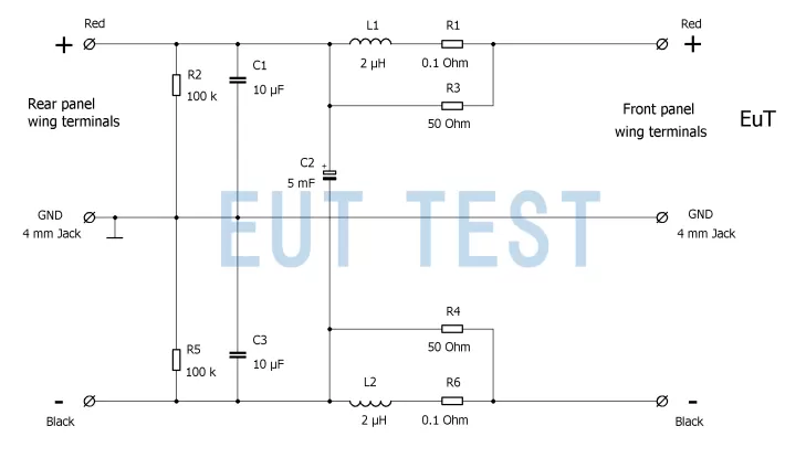 Schwarzbeck ECSS LISN 2 阻抗设计电路图